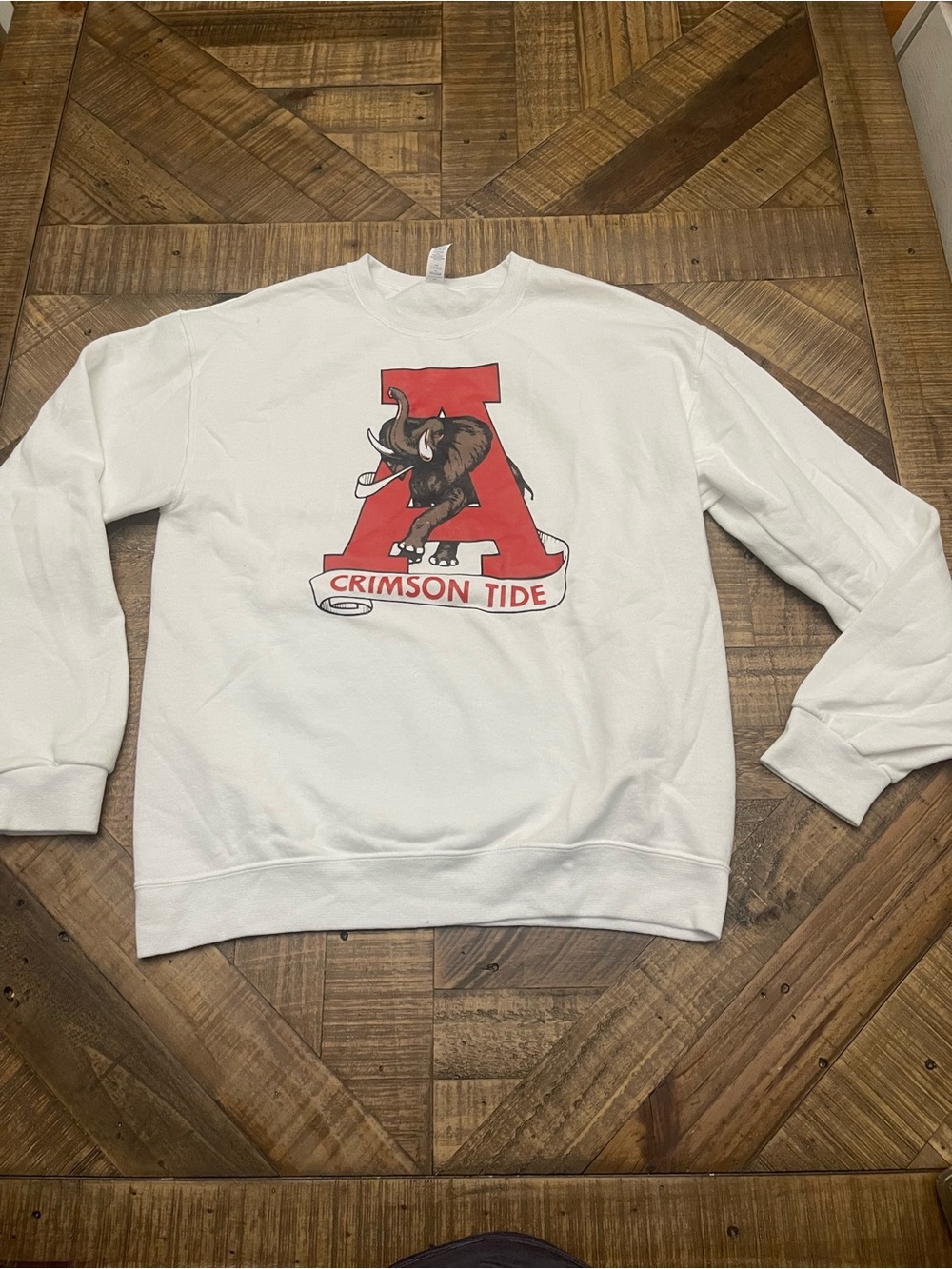 Vintage Style Alabama Crimson Tide Elephant Crewneck Sweatshirt